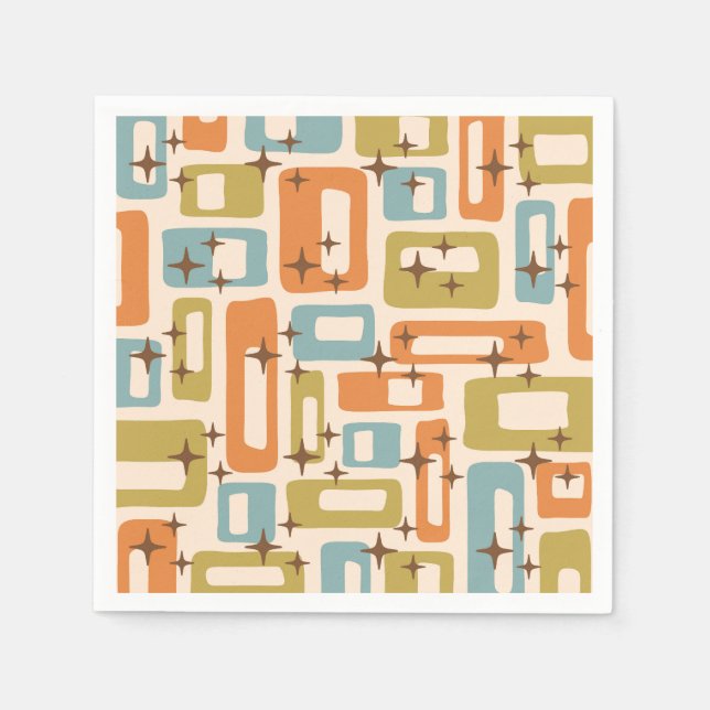 Serviette En Papier Moderne (Devant)