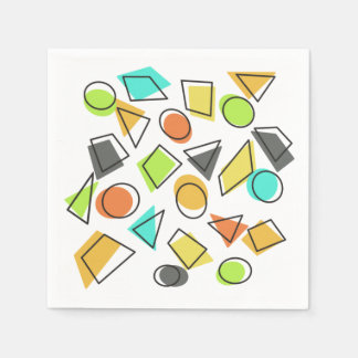 Serviette En Papier Moderne du milieu du siècle