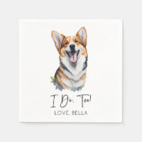 Moi Aussi ! Pembroke Welsh Corgi Chien Mariage