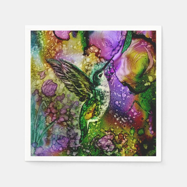 Serviette En Papier Mon Petit Colibri (Devant)