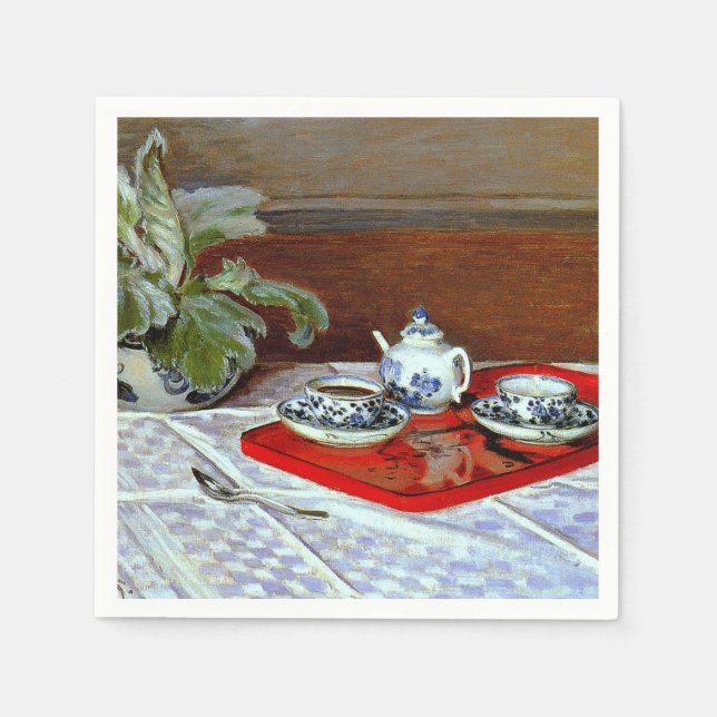 Serviette En Papier Monet : Le Tea Set, (Devant)
