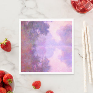 Serviette En Papier Monet - Misty Morning sur la Seine
