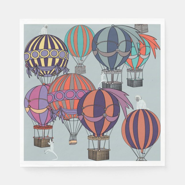 Serviette En Papier Monkey Business (Devant)