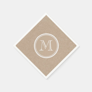 Serviette En Papier Monogramme d'arrière - plan de papier d'emballage
