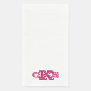 Serviette En Papier Monogramme Moderne Amusant Guest Papier de Bain Se