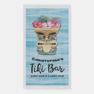 Serviette En Papier Monogramme Summer Beach Tiki Bar Party