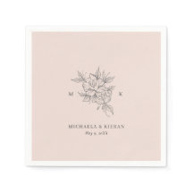 Monographie botanique rose vif Mariage élégant