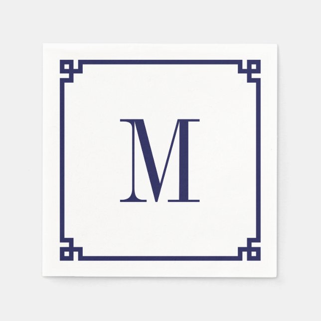 Serviette En Papier Monographie de la frontière grecque de la marine (Devant)