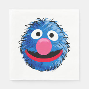 Serviette En Papier Monster à la fin de cette histoire Grover