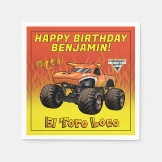 Serviette En Papier Monster Jam - Anniversaire El Toro Loco
