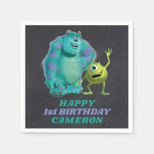 Serviette En Papier Monsters Inc. 1er anniversaire