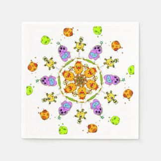 Serviette En Papier monstres mignons