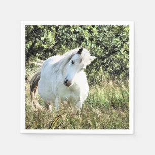 SERVIETTE EN PAPIER MONTAGNE CHAUDE PONY