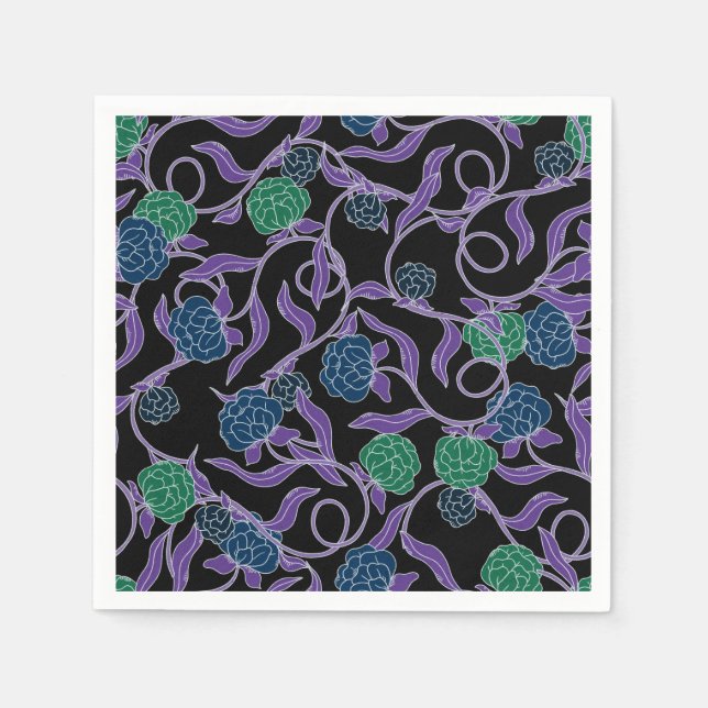 Serviette En Papier Moonlit Vine - Mysticool Collection (Devant)