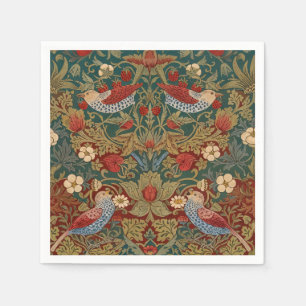 Serviette En Papier Morris - Voleur de fraises #2 Motif floral