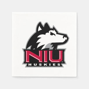Serviette En Papier Mot-symbole NIU Huskies