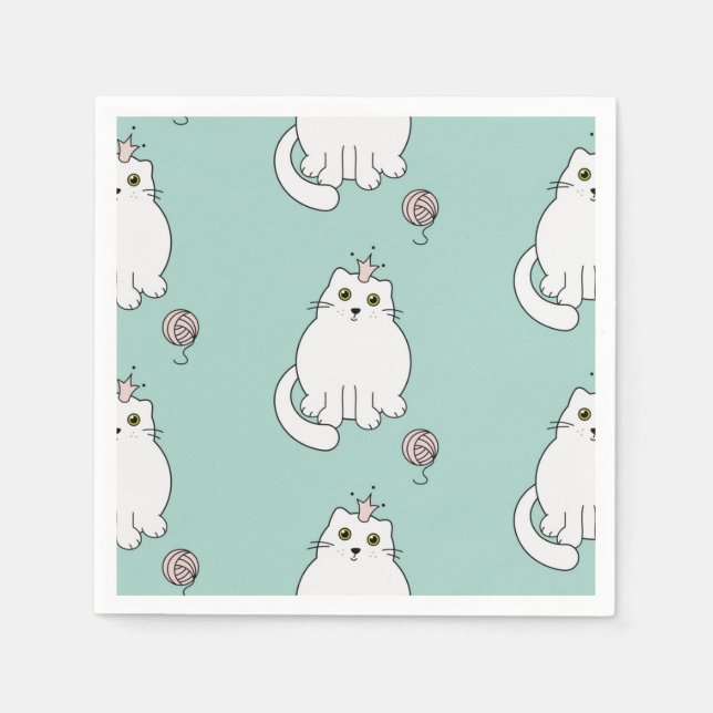 Serviette En Papier Motif (Devant)