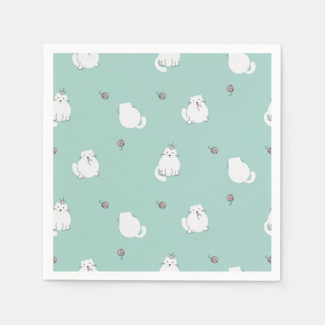 Serviette En Papier Motif (Devant)