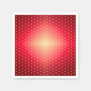 Serviette En Papier Motif à pois rouge