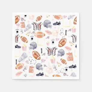 Serviette En Papier Motif américain de football