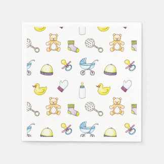 Serviette En Papier Motif baby shower