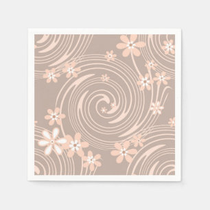 Serviette En Papier Motif beige
