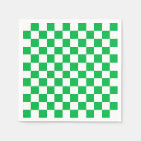 Motif blanc À damiers blanc vert