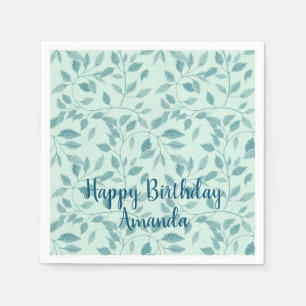 Serviette En Papier Motif botanique Ivy complexe