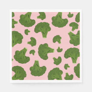 Serviette En Papier Motif Broccoli