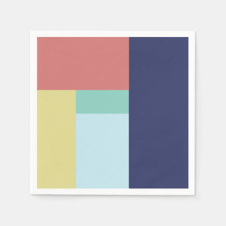 Serviette En Papier Motif couleur