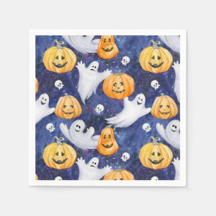 Serviette En Papier Motif d'aquarelle Halloween