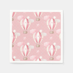 Serviette En Papier Motif de ballons roses
