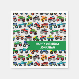 Serviette En Papier Motif de Big Truck