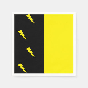 Serviette En Papier Motif de boulons de foudre