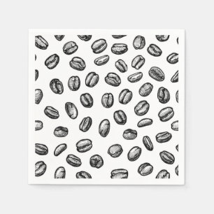 Serviette En Papier Motif de café