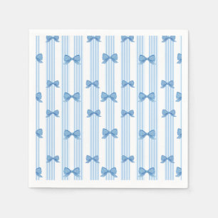 Serviette En Papier Motif de coquette à mâchoires bleues