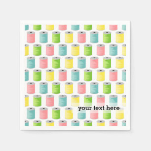 Serviette En Papier Motif de couture