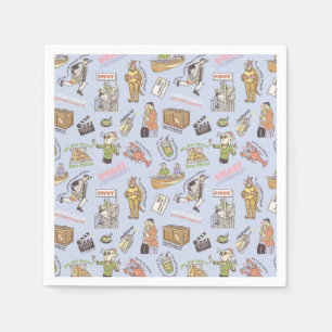Serviette En Papier Motif de dessin animé coloré FRIENDS™
