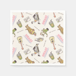 Serviette En Papier Motif de dessin animé Tan FRIENDS™