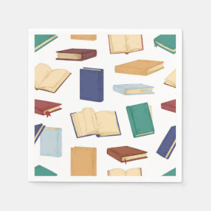 Serviette En Papier Motif de livre