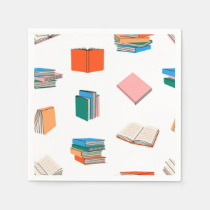 Serviette En Papier Motif de livre