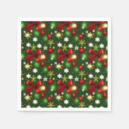 Serviette En Papier Motif de Noël 8 - Papier Napkin