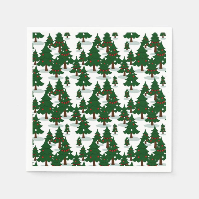 Serviette En Papier Motif de Noël 9 - Papier (Devant)