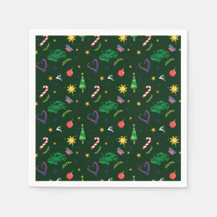 Serviette En Papier Motif de Noël philippin Pinoy Ako
