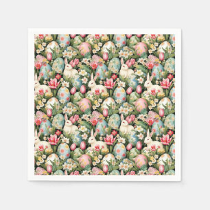 Serviette En Papier Motif de Pâques de Soiree