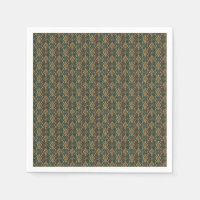 Motif de peau de serpent vert et or - Impression a