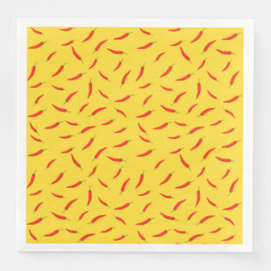 Serviette En Papier Motif de piments rouges