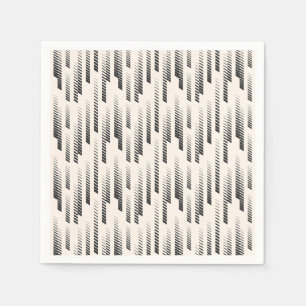 Serviette En Papier Motif de pluie moderne