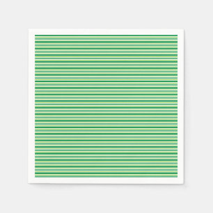 Serviette En Papier Motif de rayures vertes pour la Saint-Patrick-5460