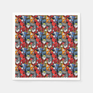 Serviette En Papier Motif de scooter des chats et des chiens